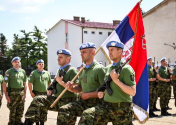Kontingent Vojske Srbije iz Pančeva ispraćen u mirovnu operaciju u Libanu