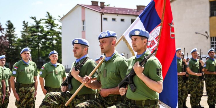 Kontingent Vojske Srbije iz Pančeva ispraćen u mirovnu operaciju u Libanu