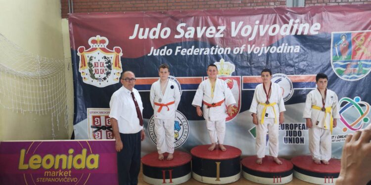 Zlato za Radana Čigoju na džudo Prvenstvu Vojvodine za poletarce