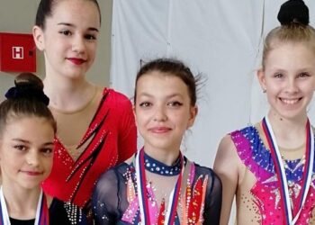 Na Prvenstvu Srbije u ritmičkoj gimnastici devojčice iz Pančeva među najboljima