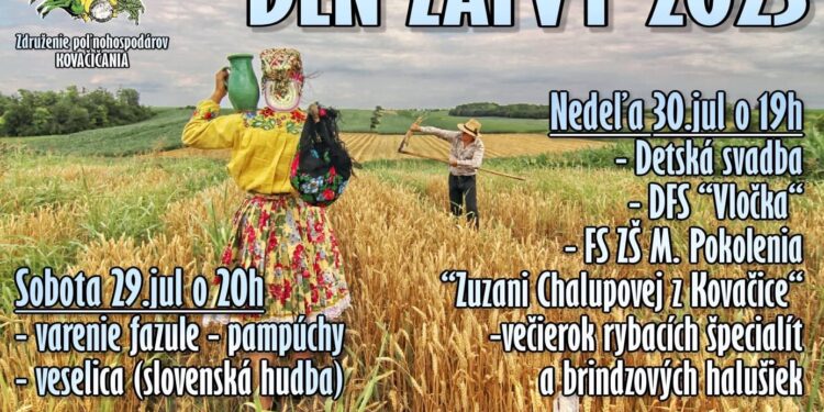 Tradicionalni Dani žetve u Kovačici održaće se 29. i 30. jula