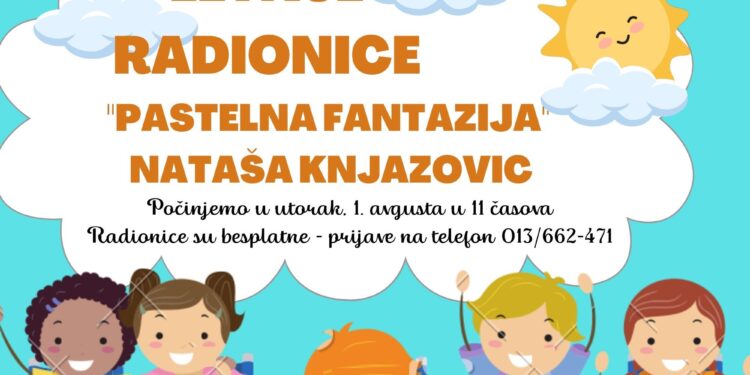 Letnje radionice u Opštinskoj biblioteci Kovačice