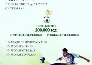 Sportsko „Dubovačko leto 2023“ startuje 30.jula