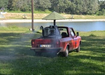 Prskanje komaraca u opštini Kovin