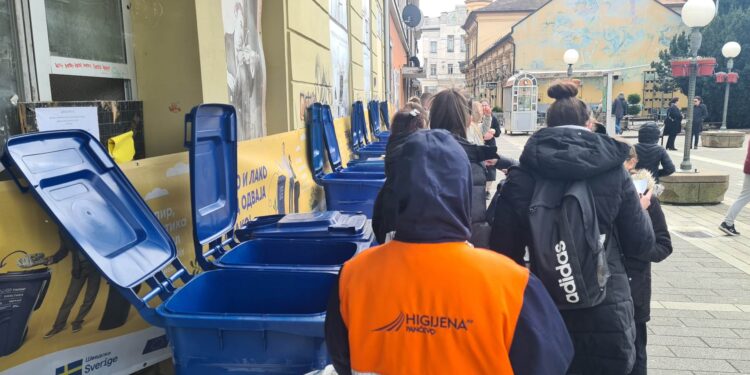 JKP Higijena: Kante za reciklabilni otpad za stanovnike Vojlovice