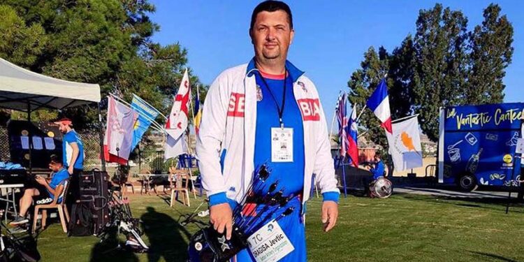 Dragiša Jevtić iz Sefkerina na Svetskom prvenstvu u streličarstvu
