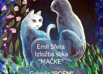 Izložba slika „Mačke“ Emila Sfere 24. avgusta u Starčevu
