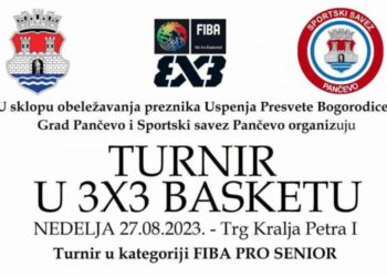Kvalifikacioni turnir 3×3 u basketu 27. avgusta u Pančevu
