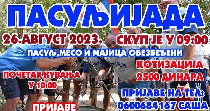 Prijavite ekipu za sefkerinsku Pasuljijadu