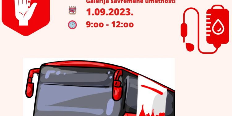 Nedostaju krvne grupe A i 0: Vanredna akcija dobrovoljnog davanja krvi 1. septembra u Pančevu