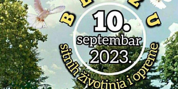 Berza sitnih životinja 10. septembra u Pančevu