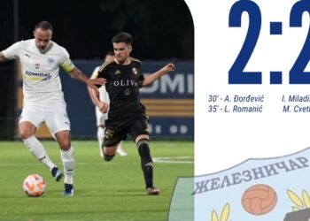 Železničar – Čukarički 2:2 (2:0)