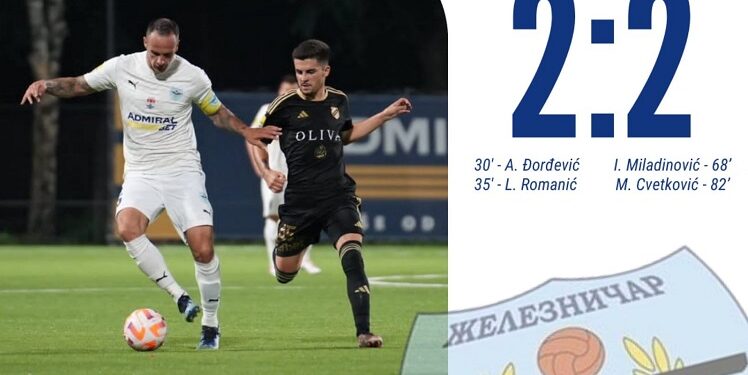 Železničar – Čukarički 2:2 (2:0)