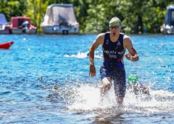 Bogdan Jelača iz TK Tamiš Pančevo juniorski prvak države u super sprint triatlonu