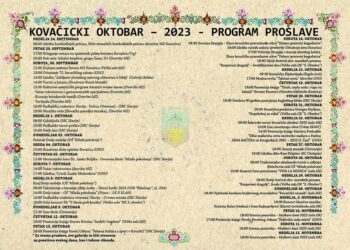 Niz manifestacija za drugi vikend Kovačičkog oktobra