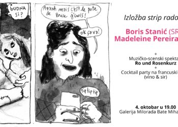 Izložba radova strip autora Borisa Stanića i Madlen Pereire danas u Pančevu
