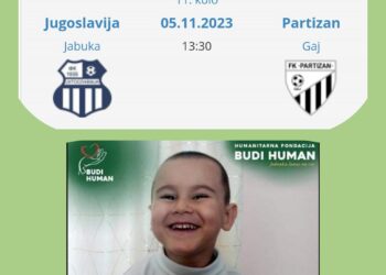 OFK Jugoslavija iz Jabuke i Partizan iz Gaja igraju za Kristijanov napredak