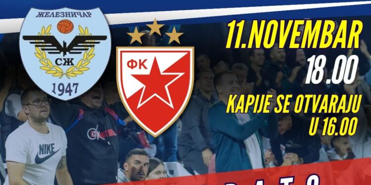 Rasprodate karte za utakmicu Železničar – Crvena Zvezda u Pančevu