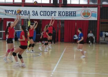 U Kovinu održano regionalno testiranje perspektivnih odbojkašica