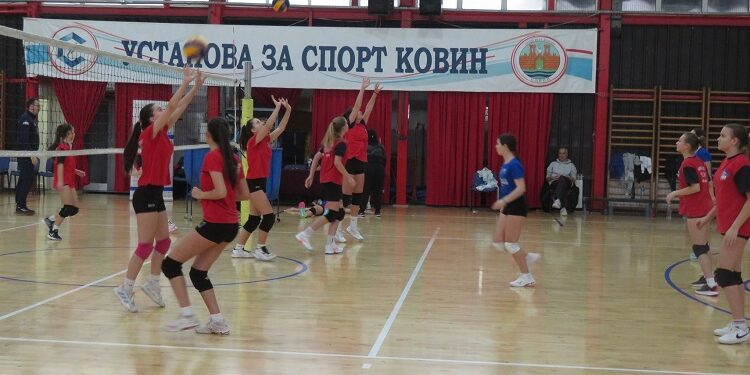 U Kovinu održano regionalno testiranje perspektivnih odbojkašica