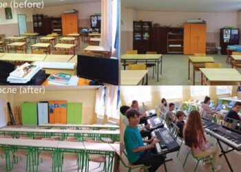 Humanitarna organizacija Lajflajn Čikago i Fondacija princeze Katarine opremili dve učionice u školi u Mramorku