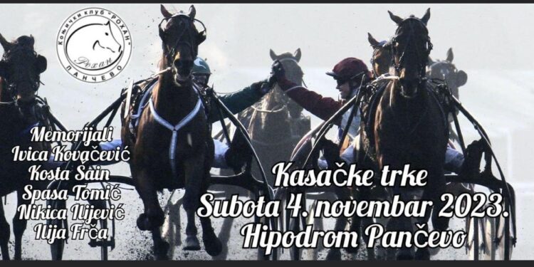 Kasačke konjičke trke u Pančevu 4. novembra na gradskom hipodromu