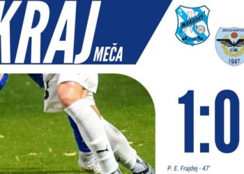 Železničar poražen u Lučanima minimalnim rezultatom