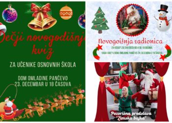 „Novogodišnja čarolija“ u Domu omladine Pančevo