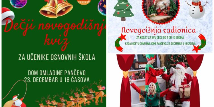 „Novogodišnja čarolija“ u Domu omladine Pančevo
