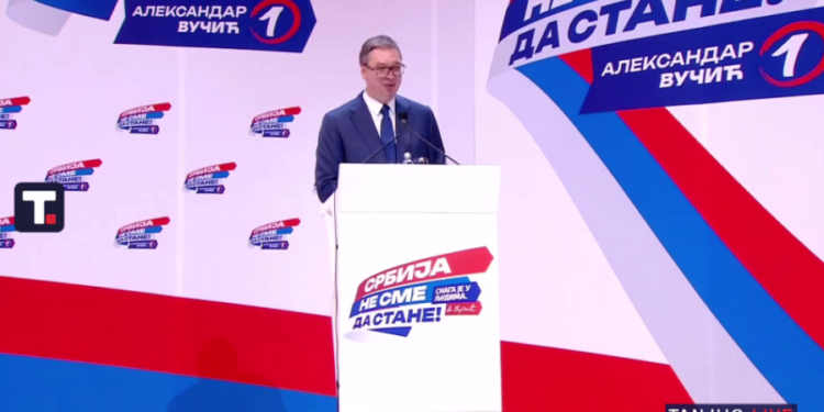 Vučić: Za mene je elita narod Srbije i boriću se za vas dok sam živ! Srbija ne sme da stane!