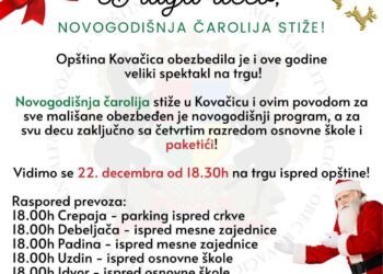 I ove godine Novogodišnja čarolija za mališane u opštini Kovačica