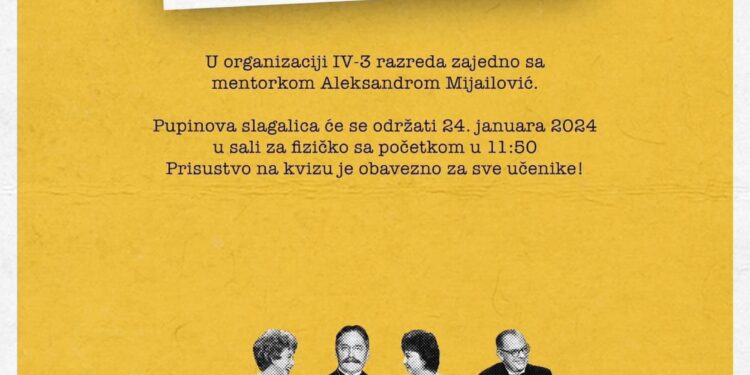 „Pupinova slagalica“ u kovačičkoj gimnaziji