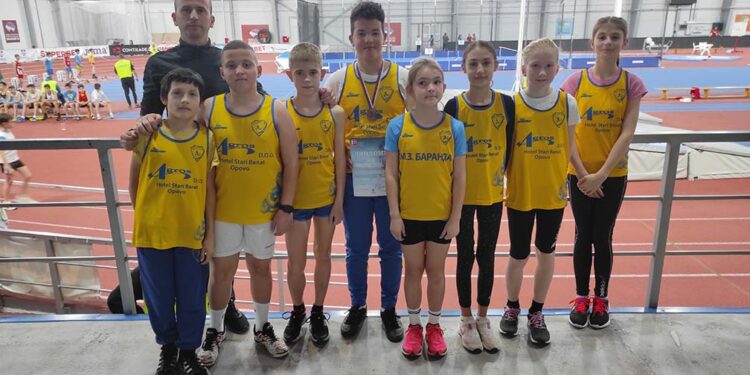 Opovački atletičari na Otvorenom prvenstvu Beograda u dvorani
