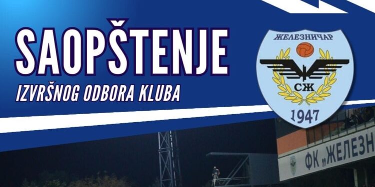 Saopštenje FK Železničar