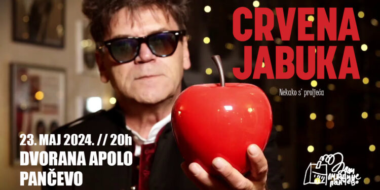 Koncert Crvene Jabuke 23. maja u dvorani Apolo u Pančevu