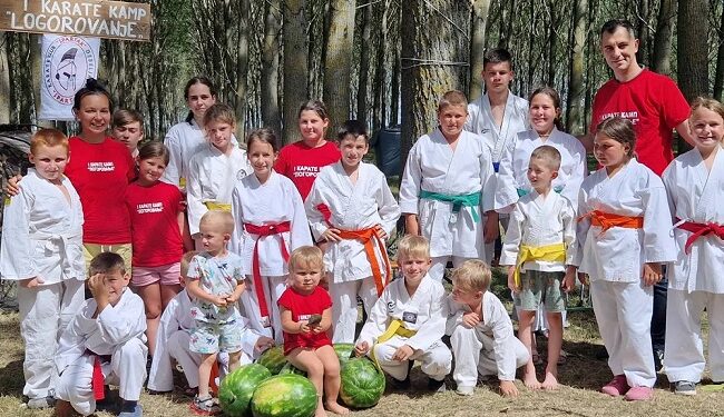 Višnjički poseti logorski karate kamp Spartaka iz Debeljače