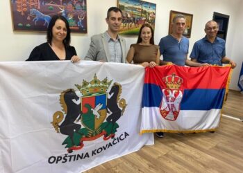 Predsednik opštine Kovačica ugostio Izabelu Lupulesku pred odlazak u Pariz na Olimpijadu