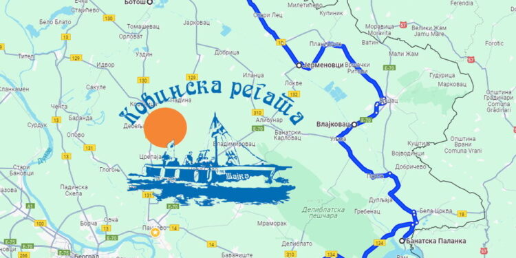 Ovo je ruta: Sutra u 9 časova isplovljava prva Kovinska regata