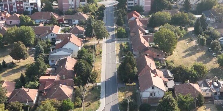 Nova infrastruktura u Pančevu: Ulica Ive Andrića (VIDEO)