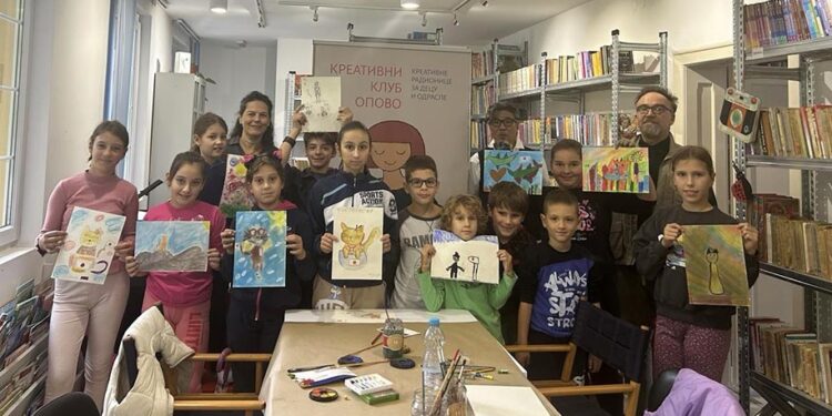 Kreativni klub ONB Opovo: Opovačka deca poslala „Pozdrav deci Japana“