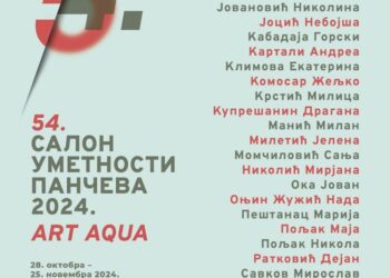 54. Salon umetnosti Pančeva od 28. oktobra do 25. novembra