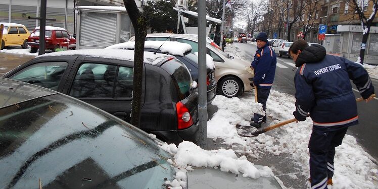 JKP Higijena: Radnici Parking servisa na specijalnom zadatku