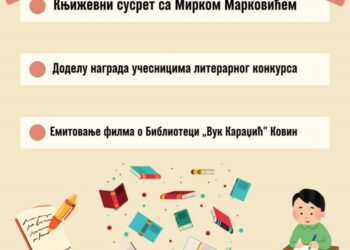 Najava programa povodom Dana Biblioteke „Vuk Karadžić“ Kovin