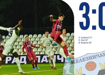 Pobeda Železničara u debiju Kokovića ovekovečena pesmom za Gigića