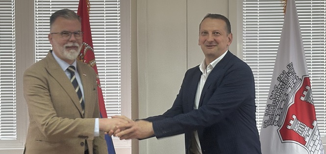 Zamenik gradonačelnika Pančeva ugostio ministra Ristića