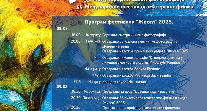 Žisel u Omoljici od 8. do 10. avgusta