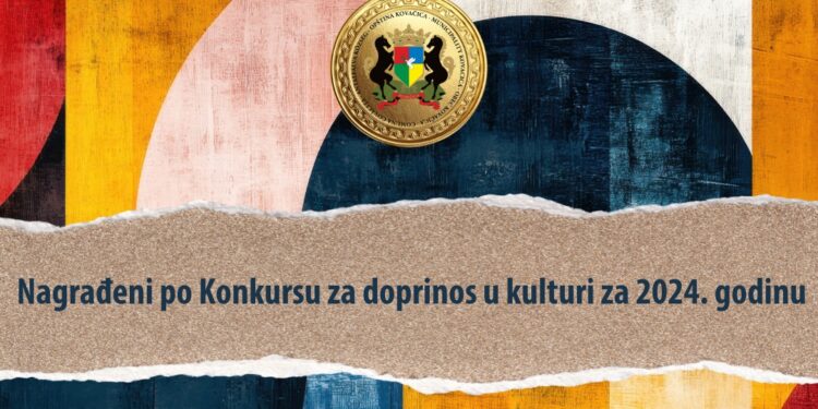 Kovačica: Svečana dodela nagrada u kulturi za 2024. godinu 26. septembra