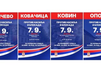 Za normalnu Srbiju: Pančevo, Kovačica, Kovin i Opovo 7.9. ustaju protiv blokada!