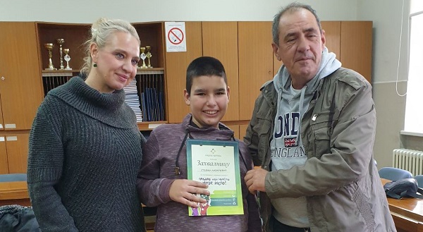 „Gradska čistoća“ dodelila nagrade u Specijalnoj školi za učenike sa smetnjama u razvoju „Boško Buha“