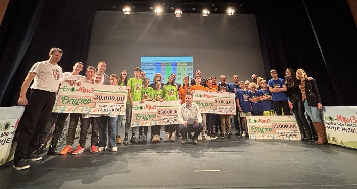 U Vršcu održano Republičko finale EKO-KVIZA „Prljavo ili čisto, nije isto!”